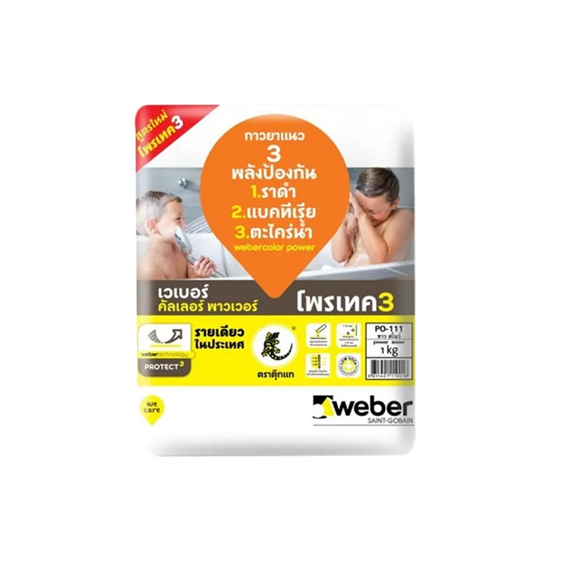 R-TILE GROUT WEBER COLOR POWER STONE 1KG